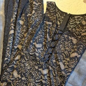 Windsor Black Lace Wedding Dress